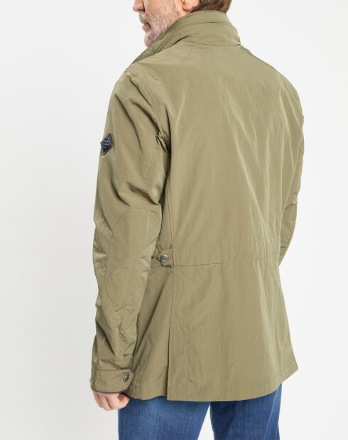 Parka imperméable vélo kaki