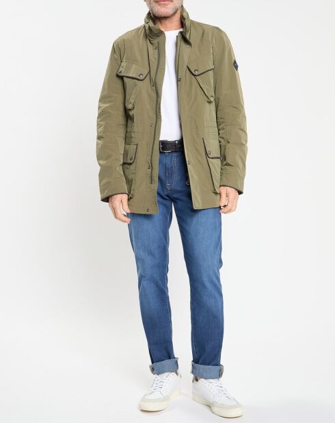 Parka imperméable vélo kaki