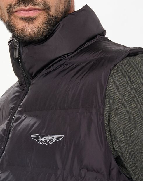 Doudoune sans manches Aston Martin Racing noire