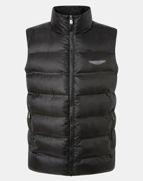 Doudoune sans manches Aston Martin Racing noire
