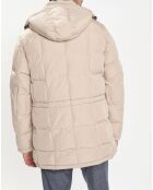 Doudoune 3/4 beige