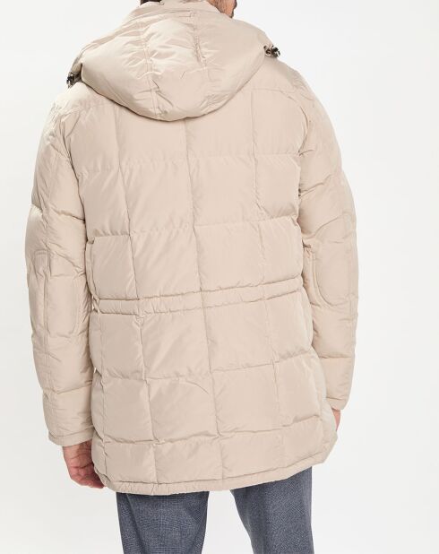 Doudoune 3/4 beige