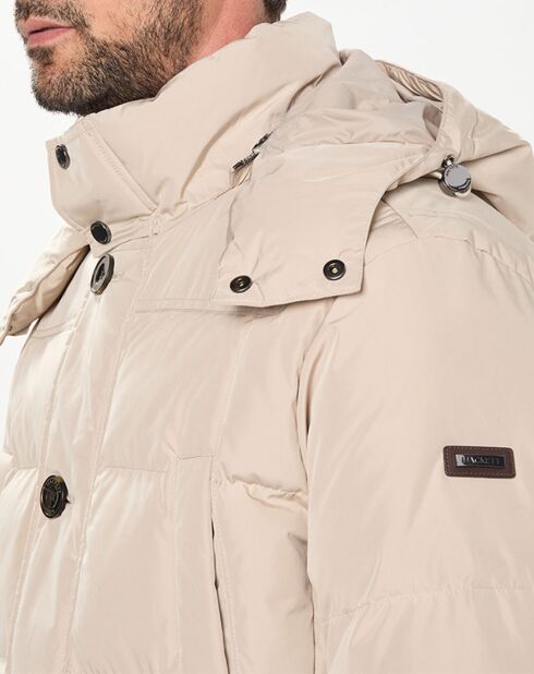 Doudoune 3/4 beige