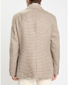 Veste avec parement amovible beige