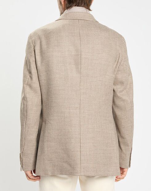 Veste avec parement amovible beige