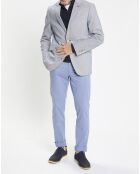 Blazer en Coton & Lin Milleraie bleu/blanc