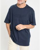 T-Shirt Regular Fit Aston Martin Racing embossé bleu marine
