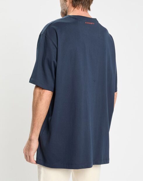 T-Shirt Regular Fit Aston Martin Racing embossé bleu marine