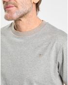 T-shirt en Jersey Regular Fit Rib gris