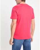 T-Shirt Regular Fit uni Yok rose fushia