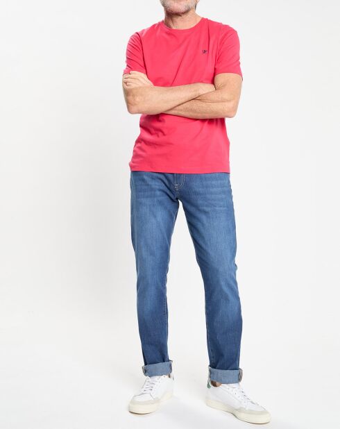 T-Shirt Regular Fit uni Yok rose fushia