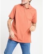 Polo en Jersey Regular Fit uni Smart orange moyen