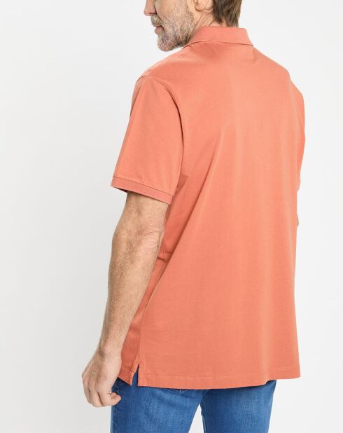 Polo en Jersey Regular Fit uni Smart orange moyen