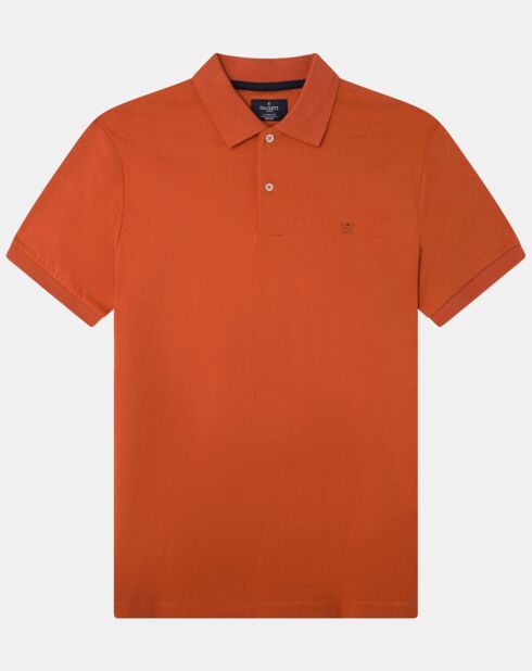 Polo en Jersey Regular Fit uni Smart orange moyen