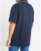 Polo Regular Fit piqué Blason bleu