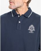 Polo Regular Fit piqué Blason bleu