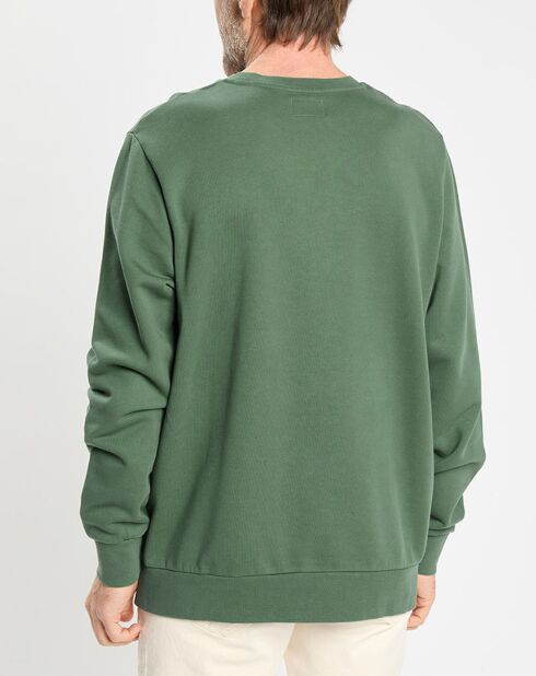 Sweat col rond vert clair