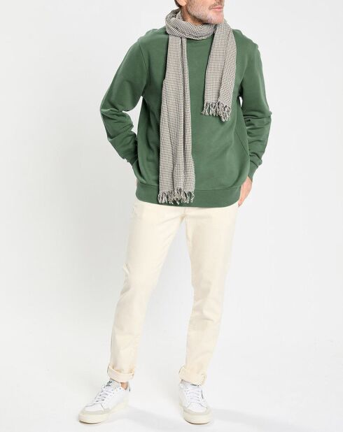 Sweat col rond vert clair