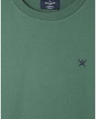 Sweat col rond vert clair