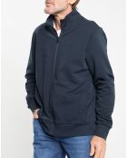 Sweat zip montant Sport bleu marine