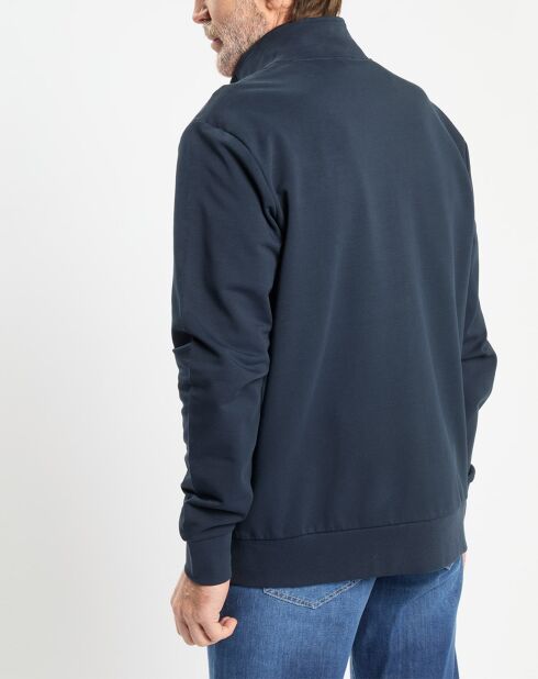 Sweat zip montant Sport bleu marine