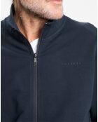 Sweat zip montant Sport bleu marine