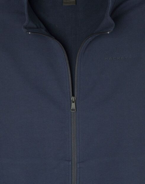 Sweat zip montant Sport bleu marine