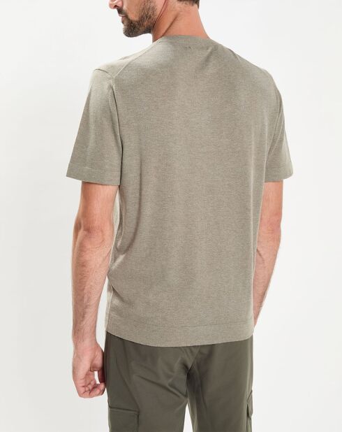 T-Shirt en Jersey kaki