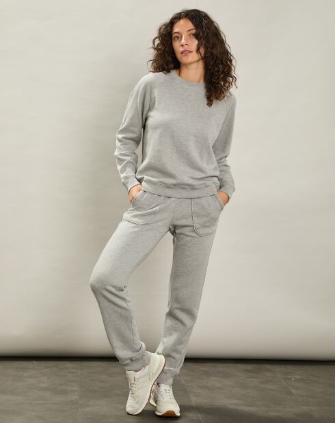 Pantalon Tripel gris chiné