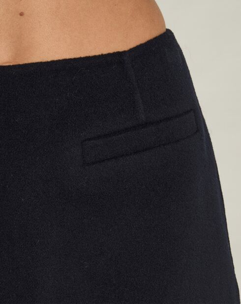 Jupe en Laine mélangée Joba marine