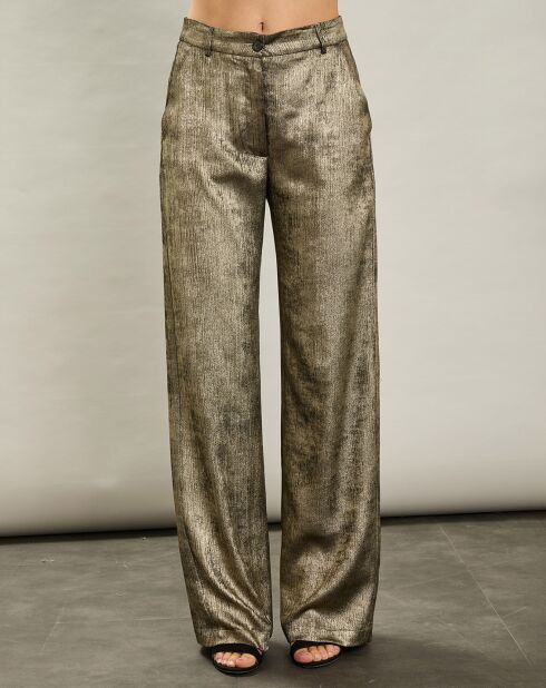 Pantalon Positano doré