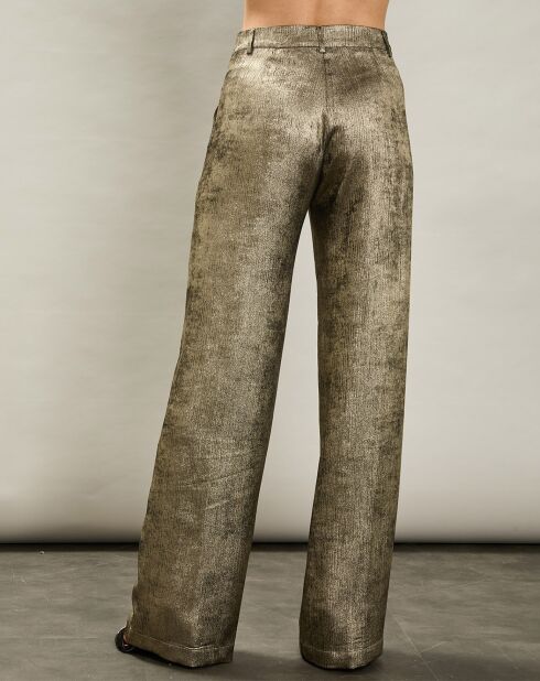 Pantalon Positano doré