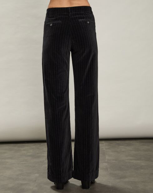 Pantalon en Velours Pandore noir
