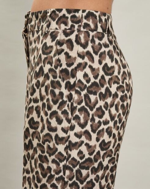 Pantalon Positano naturel/marron