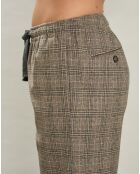Pantalon en Laine mélangée Peyo beige/gris