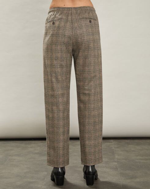 Pantalon en Laine mélangée Peyo beige/gris