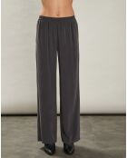 Pantalon 100% Soie Plaisance anthracite