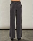 Pantalon 100% Soie Plaisance anthracite