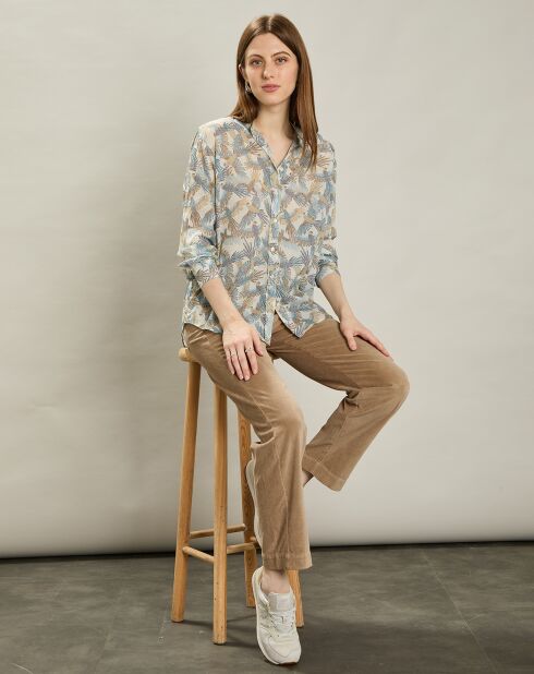 Pantalon en Velours Prix biscuit