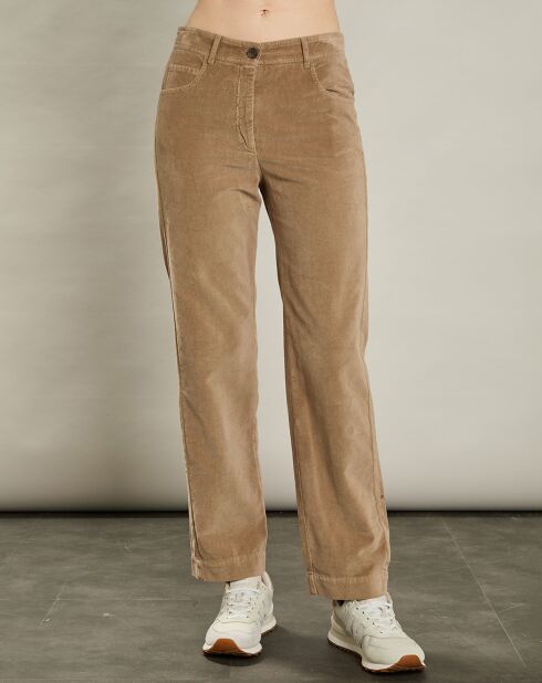 Pantalon en Velours Prix biscuit