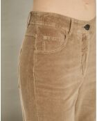 Pantalon en Velours Prix biscuit