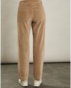 Pantalon en Velours Prix biscuit