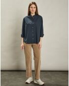 Chemise Cristal bleu foncé