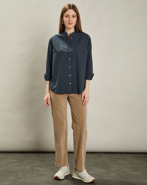 Chemise Cristal bleu foncé