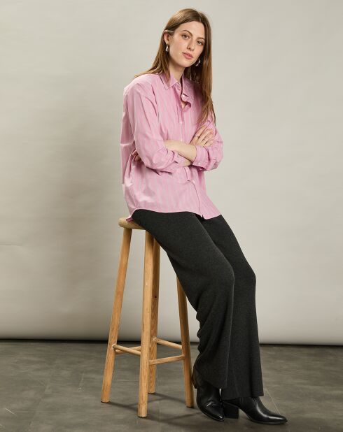 Pantalon en Laine mélangée Meano gris foncé