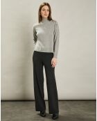 Pull en Laine & Cachemire Myxinie gris chiné