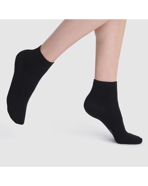 2 Paires de Chaussettes Confort & Respirabilité noires