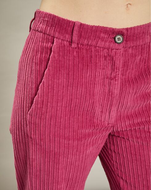 Pantalon en Velours côtelé Pandore baie
