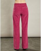 Pantalon en Velours côtelé Pandore baie