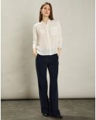 Pantalon en Velours côtelé Pandore minuit